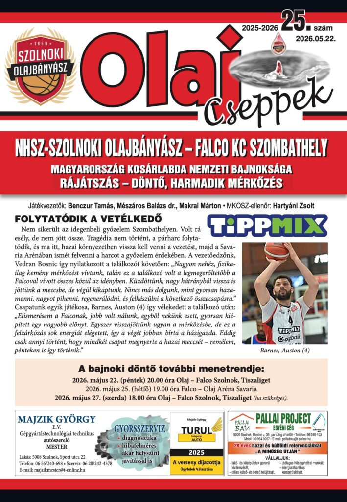 Olaj Cseppek 2025-26/25