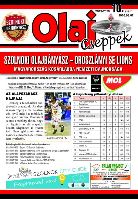 Olaj Cseppek 2019-20/10