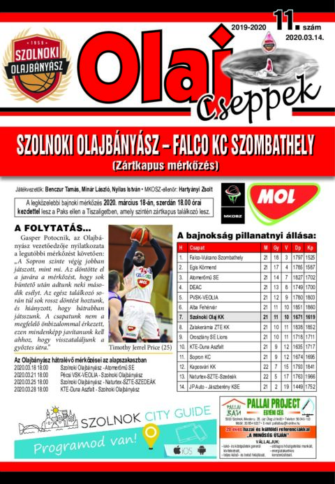 Olaj Cseppek 2019-20/11