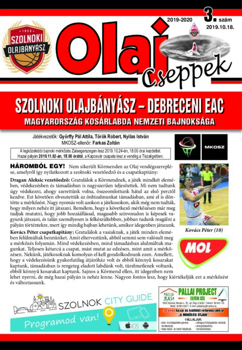 Olaj Cseppek 2019-20/3