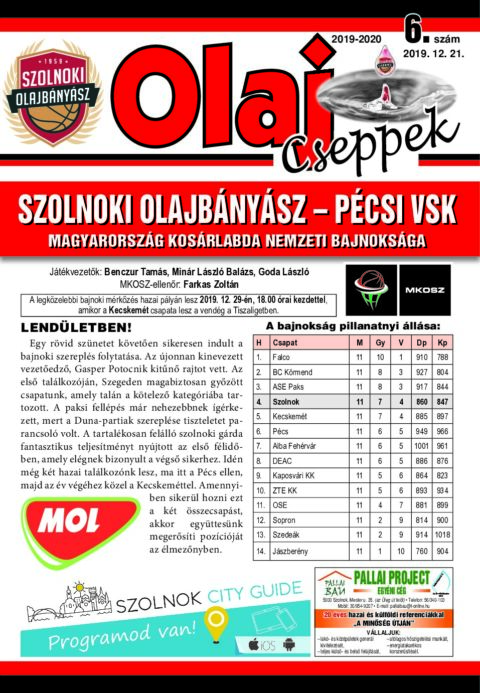 Olaj Cseppek 2019-20/6