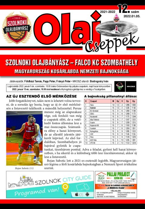 Olaj Cseppek 2021-22/12
