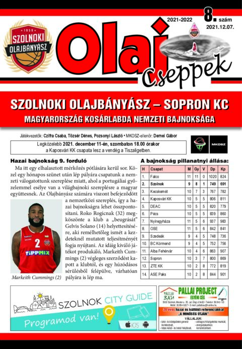 Olaj Cseppek 2021-22/8