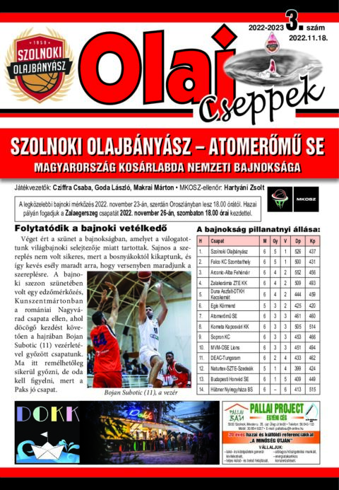 Olaj Cseppek 2022-23/3