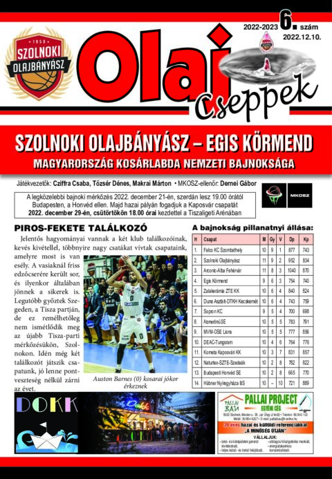 Olaj Cseppek 2022-23/6