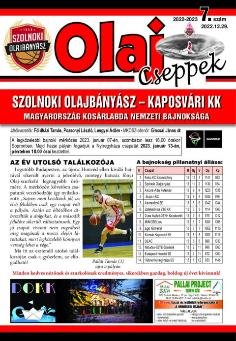 Olaj Cseppek 2022-23/7