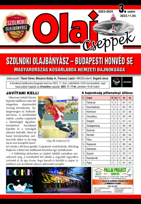 Olaj Cseppek 2023-24/3