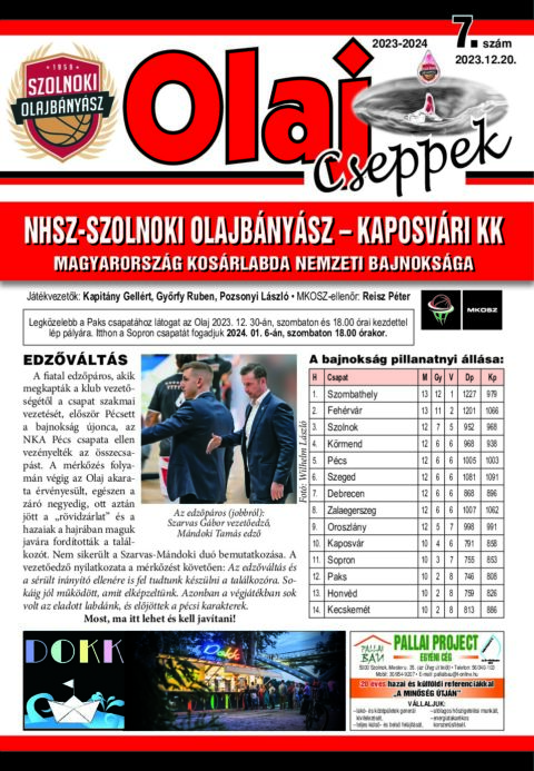 Olaj Cseppek 2023-24/7