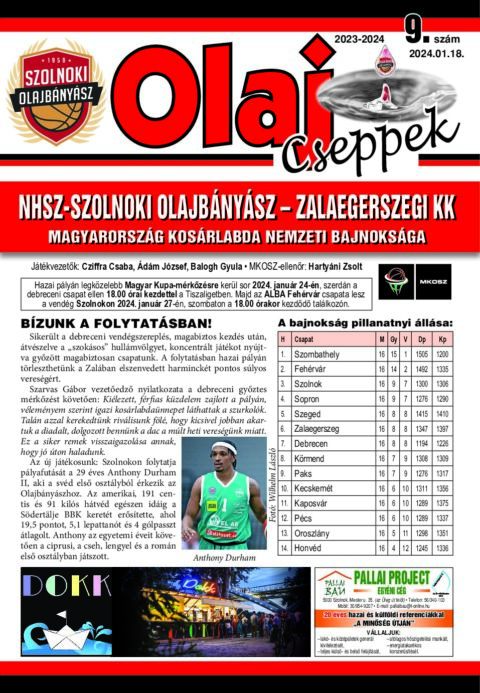 Olaj Cseppek 2023-24/9