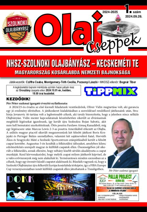 Olaj Cseppek 2024-25/1