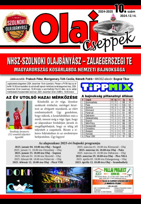 Olaj Cseppek 2024-25/10