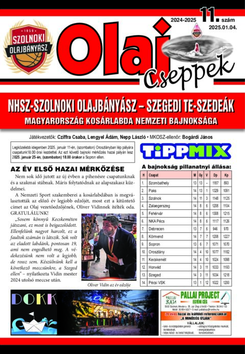 Olaj Cseppek 2024-25/11