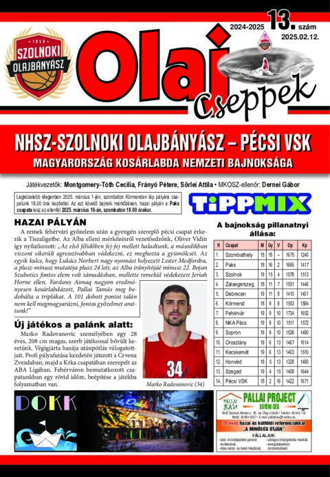 Olaj Cseppek 2024-25/13