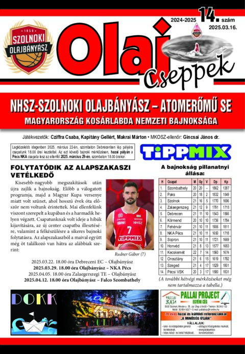 Olaj Cseppek 2024-25/14
