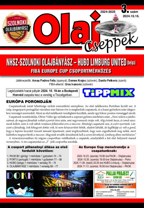 Olaj Cseppek 2024-25/3