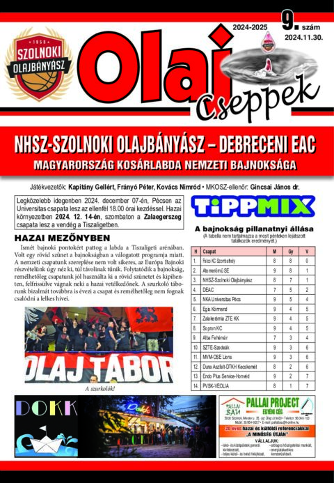 Olaj Cseppek 2024-25/9
