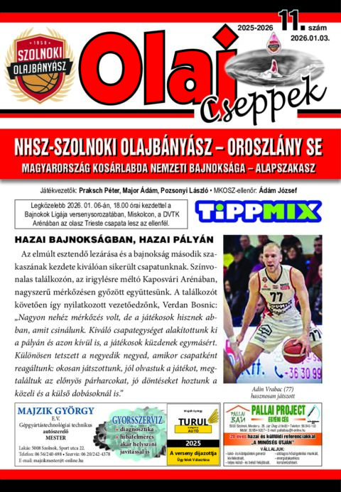 Olaj Cseppek 2025-26/11