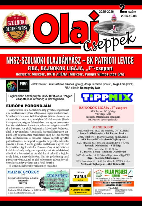 Olaj Cseppek 2025-26/2