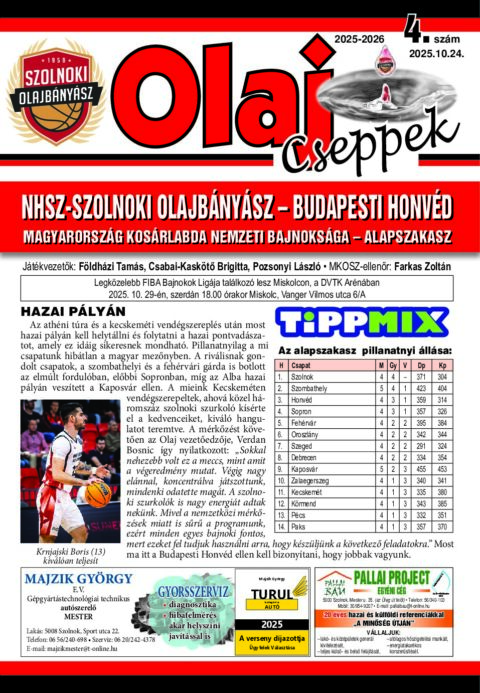 Olaj Cseppek 2025-26/4