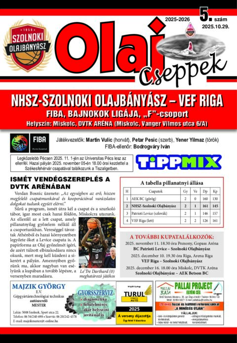 Olaj Cseppek 2025-26/5