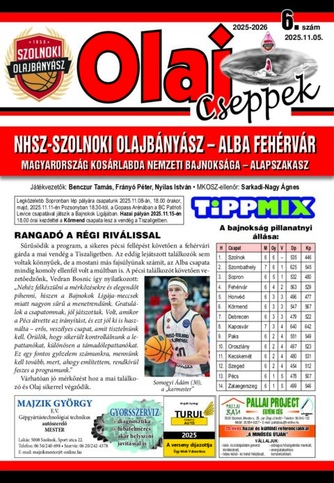 Olaj Cseppek 2025-26/6